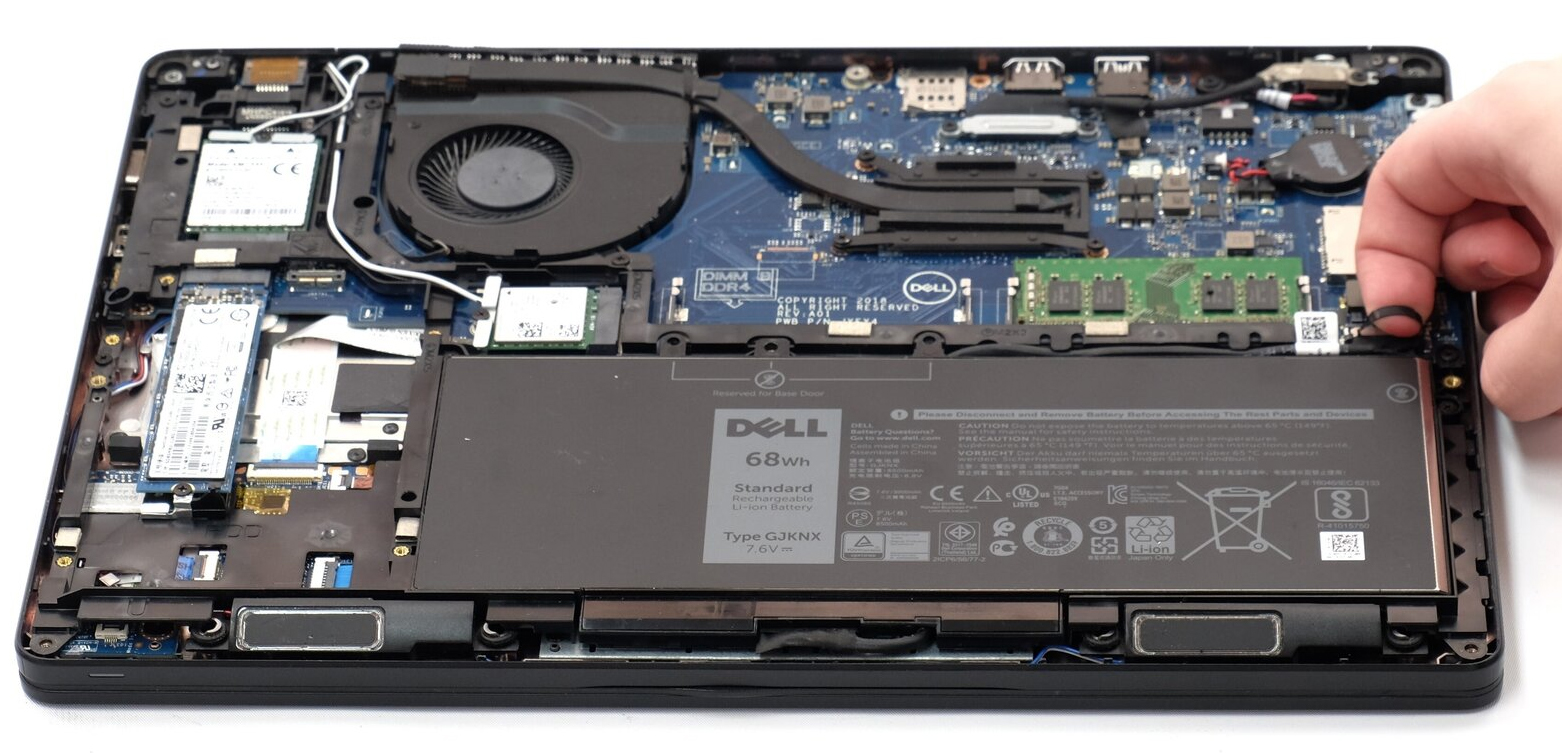 Internal Photo of Dell Latitude 5480 5490 E5480 E5490 LCD Rear Top Lid Back Cover A case black (Latitude 5490)